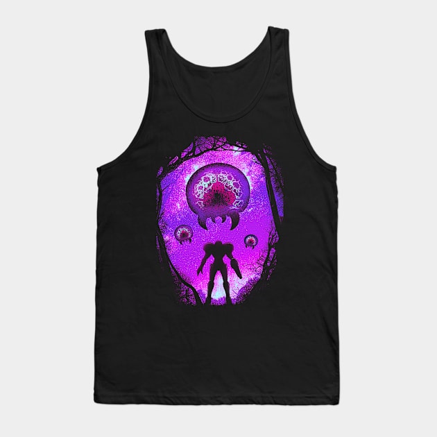 Bounty Hunter Galaxy Landscape Tank Top by Donnie